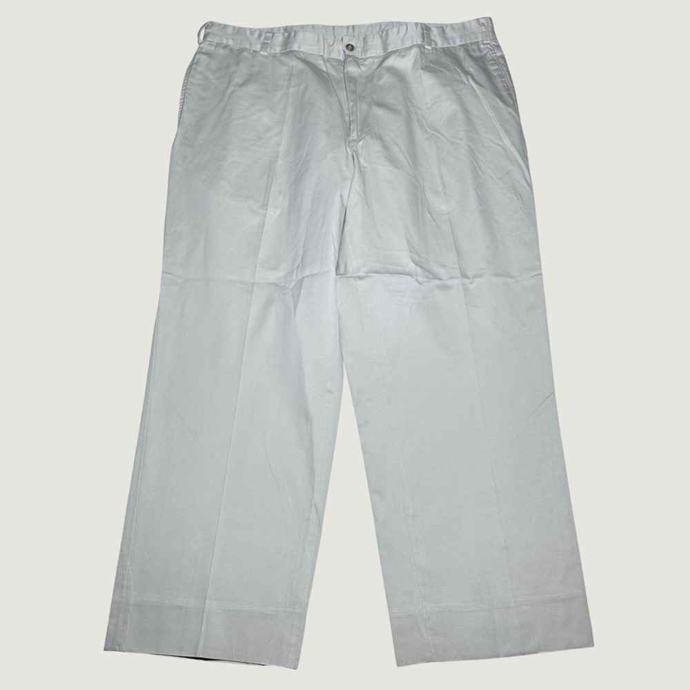 Bills Khakis M2 Trousers Men 42x29 Classic Fit Flat Front Cotton Chino Khaki Tan